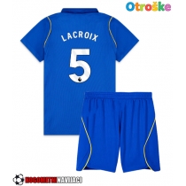 Otroške Nogometnih dresov Chelsea Maxence Lacroix #5 Domači 2026-27 Kratki rokavi (+ hlače)